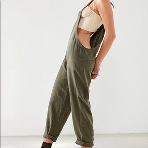 Urban Outfitters BDG Linen Overall Jumpsuit